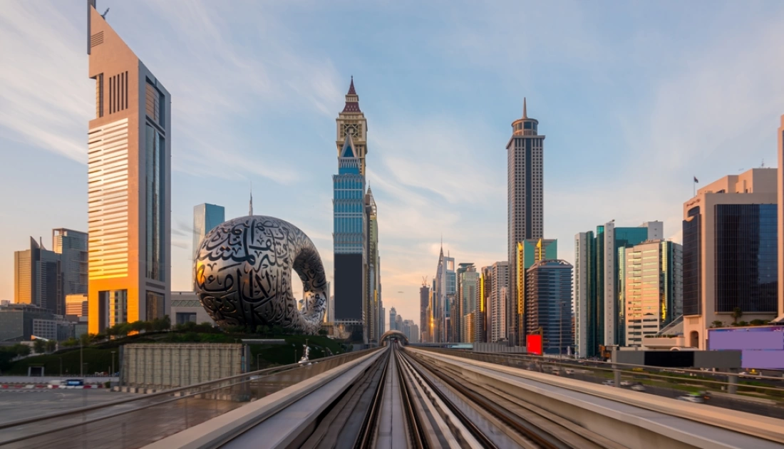 High,Rise,Building,In,Dubai,Downtown,Photo,Taken,From,Dubai