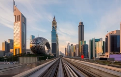 High,Rise,Building,In,Dubai,Downtown,Photo,Taken,From,Dubai