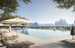 Зона у бассейна в Emaar Emirates Living