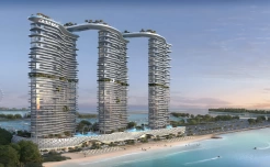 Побережье в Dubai Harbour