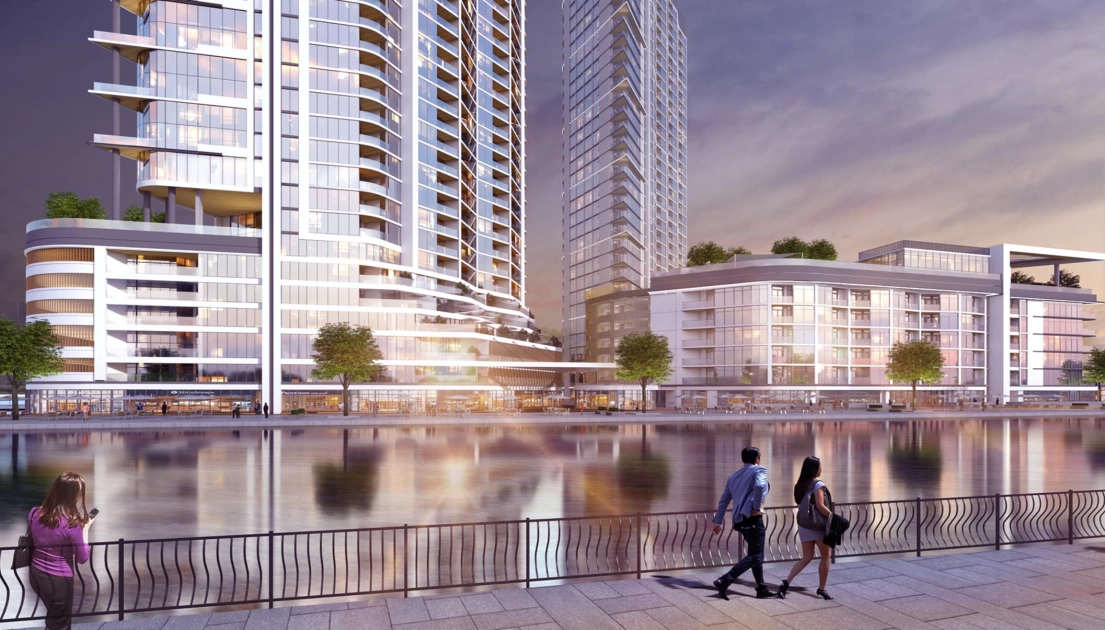 Прогулочная зона в Sobha Hartland