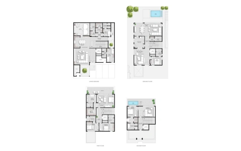 Вилла 822 кв.м с 5 спальнями в Signature Mansions | Цена в Дубае