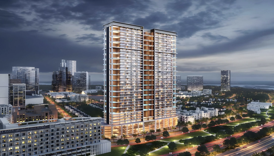 Городской пейзаж Джумейра Вилладж Серкл