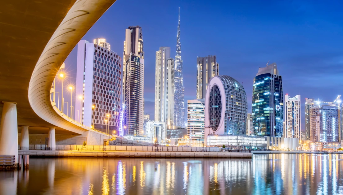 Вид на город в Business Bay