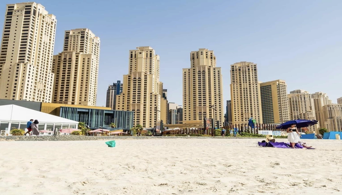 Зона отдыха в Джумейра Бич Резиденс