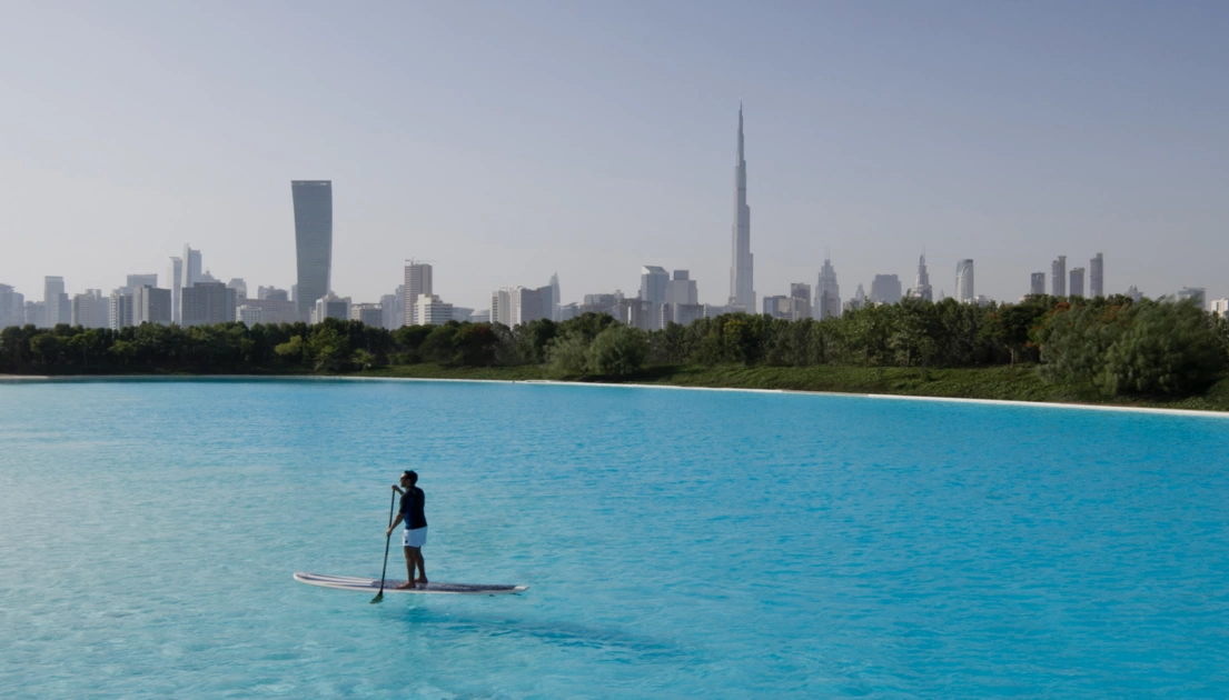 Зона для водного отдыха в District One