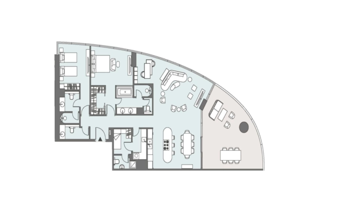 2-спальные апартаменты