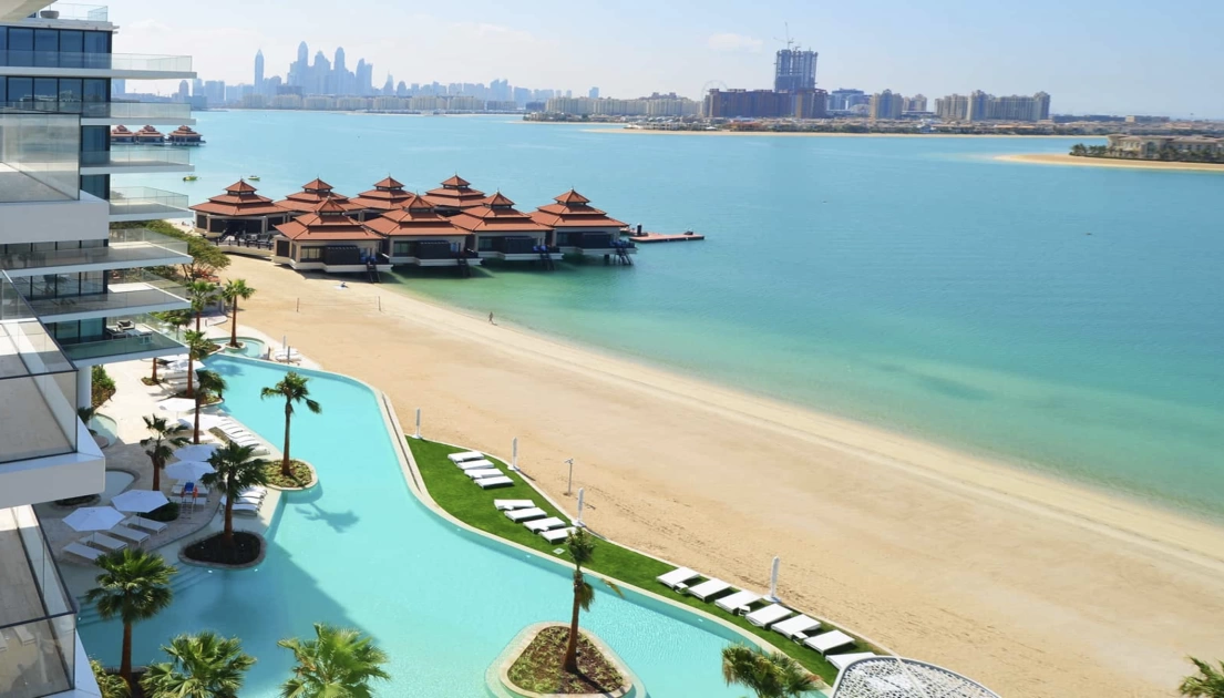 Пляжная зона Palm Jumeirah