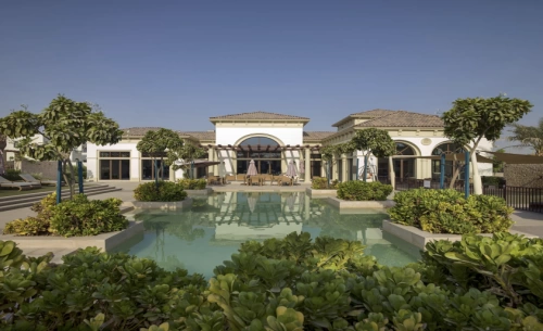 Прогулочная зона в Mirdif