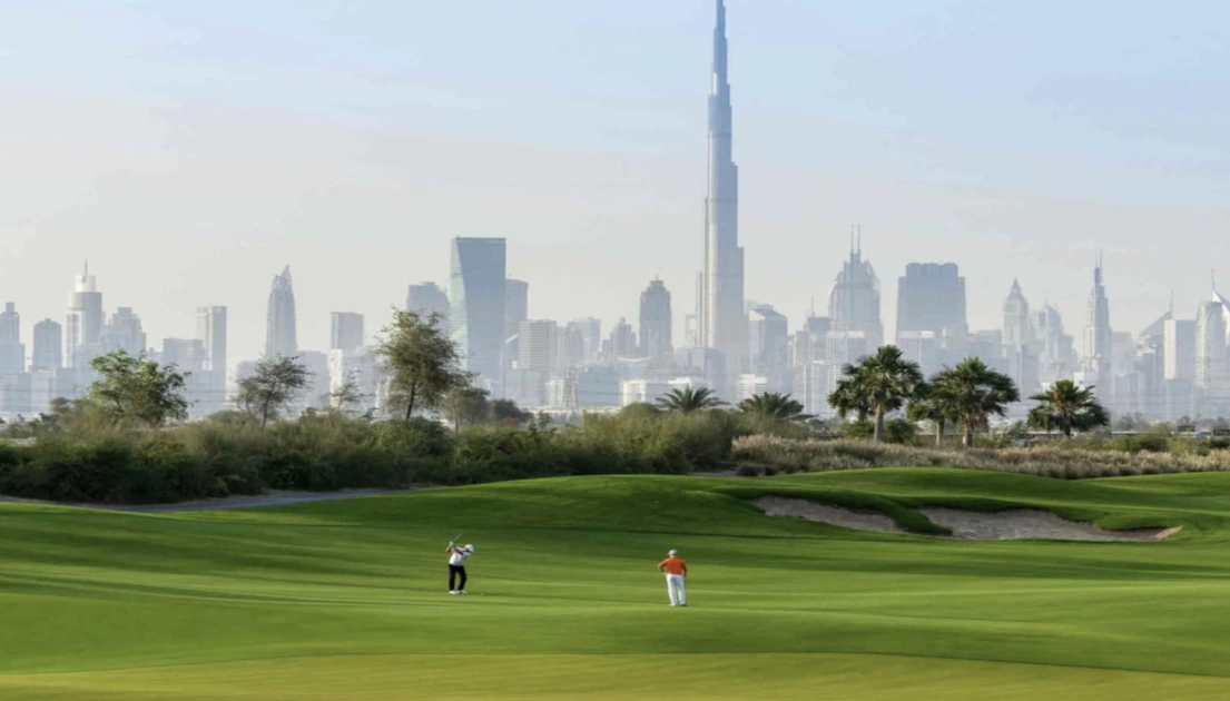 Поле для гольфа в Dubai Hills