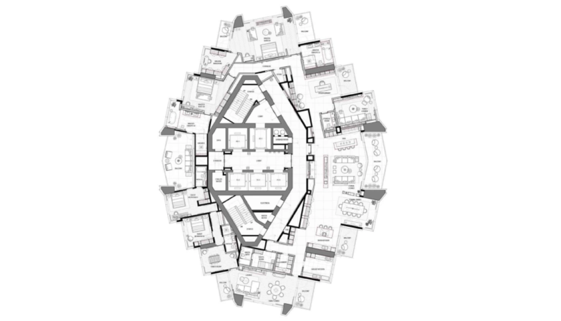 4-спальный пентхаус