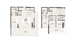 3-спальные (2 этажа)