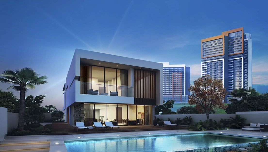 Дом с бассейном в DAMAC Hills