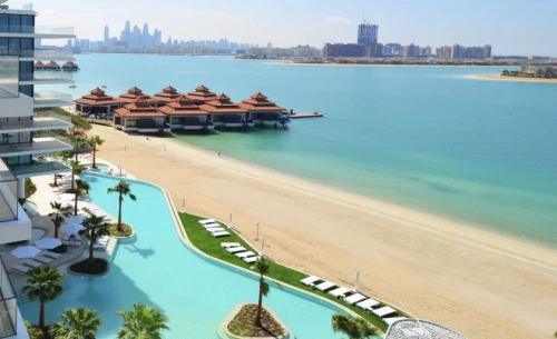 Пляжная зона Palm Jumeirah