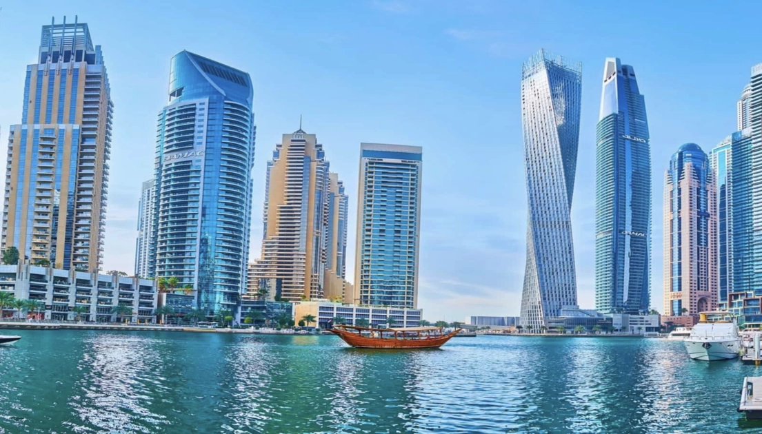 Пейзаж Dubai Marina