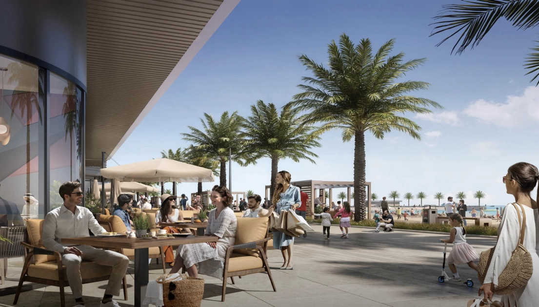 Зона отдыха и развлечений в Emaar Beachfront