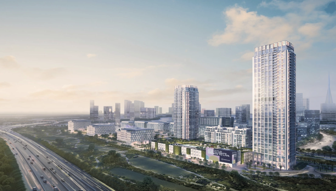 Городской пейзаж в Dubai Design District