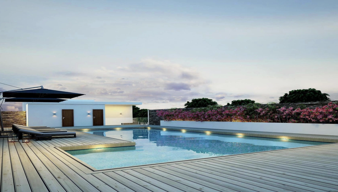 Зона у бассейна в JVT