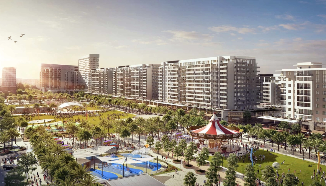 Пейзаж Таун Сквер