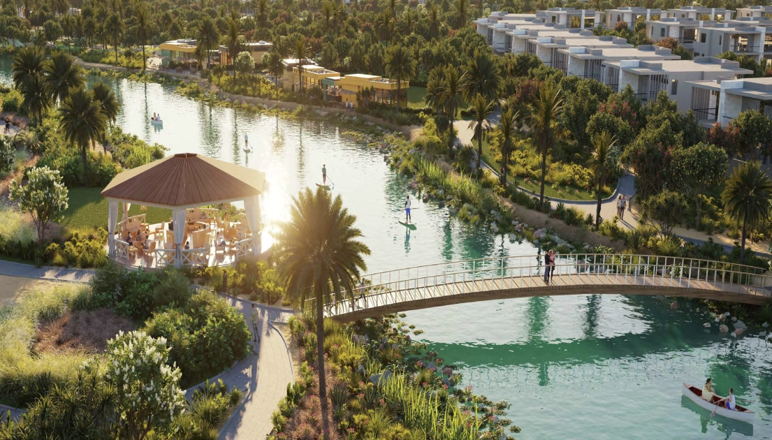 Зона отдыха в DAMAC Hills 2