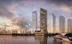 Вид на Дубай Маритайм Сити