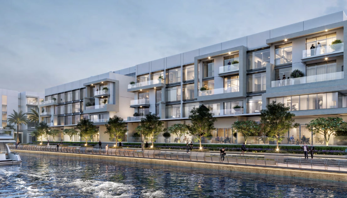 Набережная в Дубай Вотер Канал