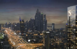 Ночной пейзаж Sufouh Gardens