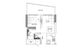 1-спальные апартаменты