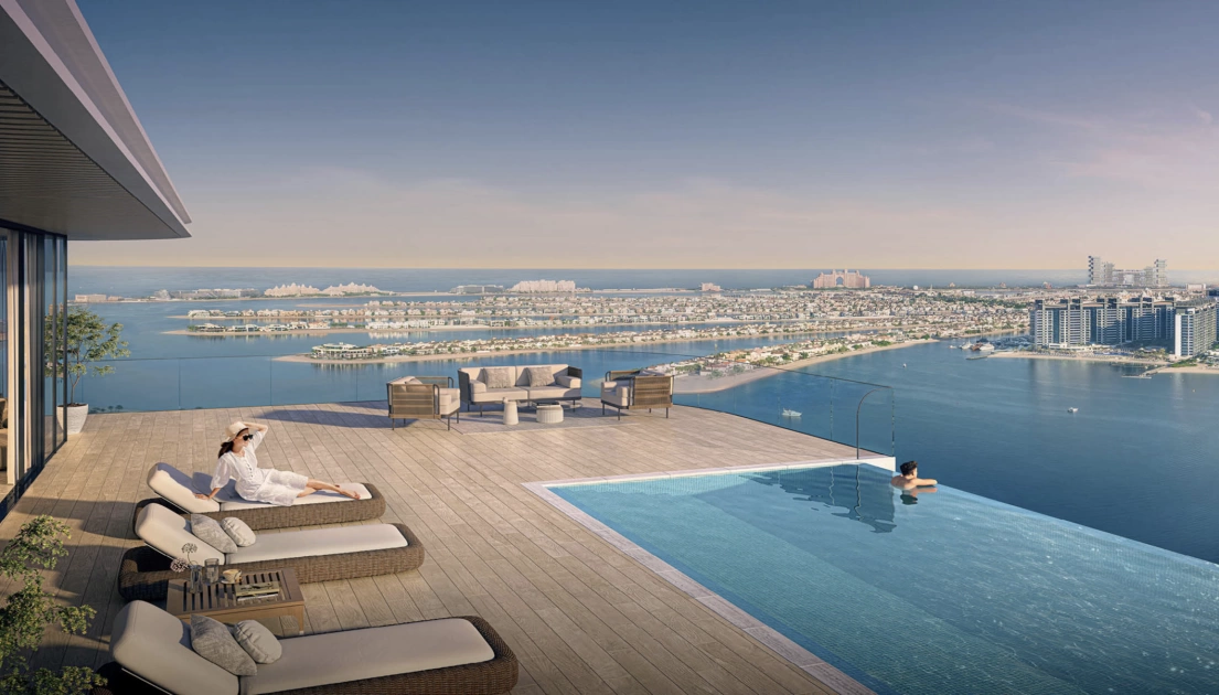 Зона отдыха в Emaar Beachfront