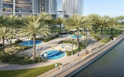 Зона отдыха в Dubai Creek Harbour