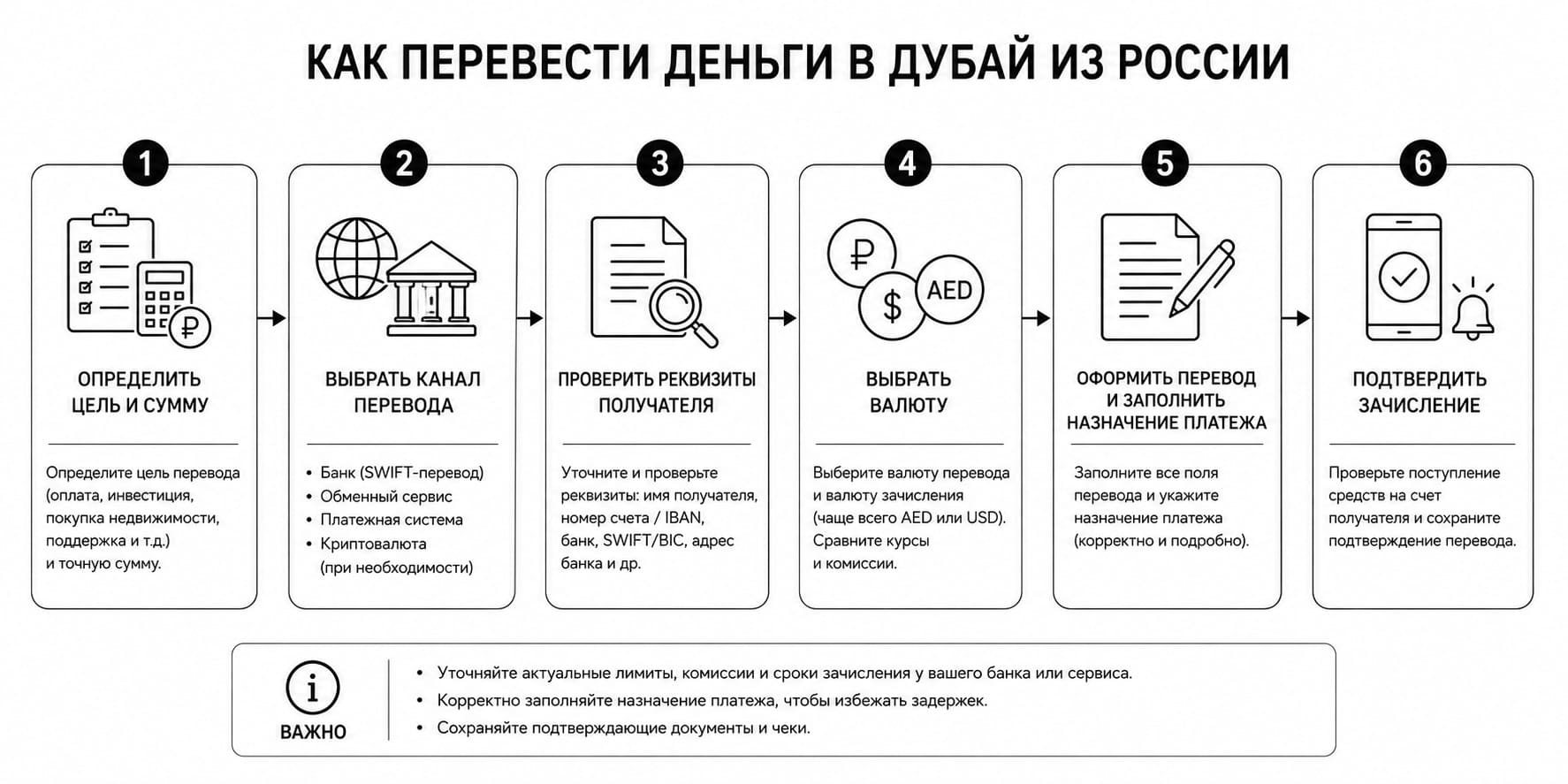 как перевести деньги в Дубай